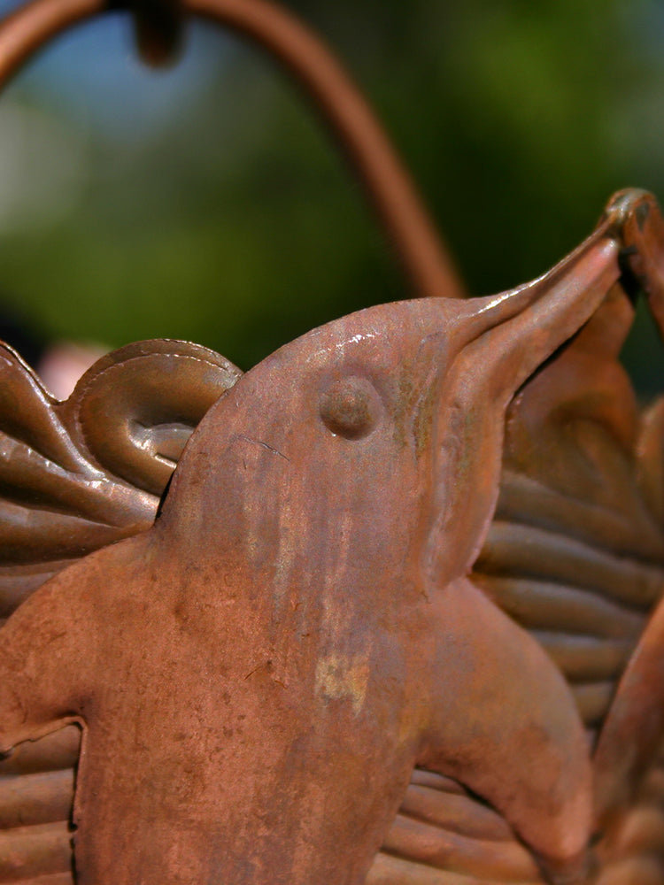 Wave & Dolphin Pure Unfinished Copper Cups #2920