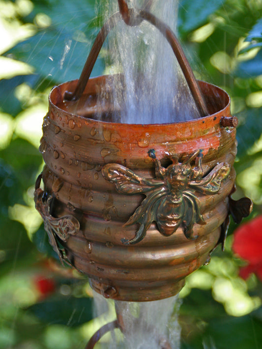 Honeybee Cups Pure Unfinished Copper #2980