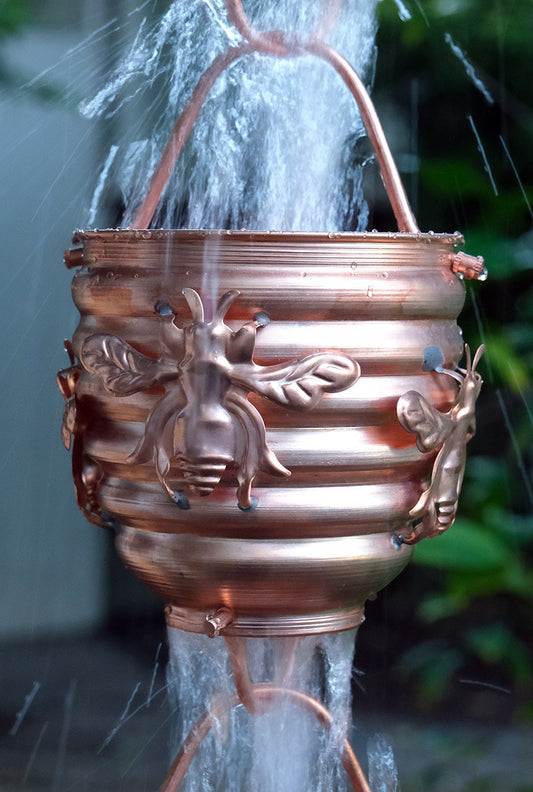 Honeybee Cups Pure Unfinished Copper #2980