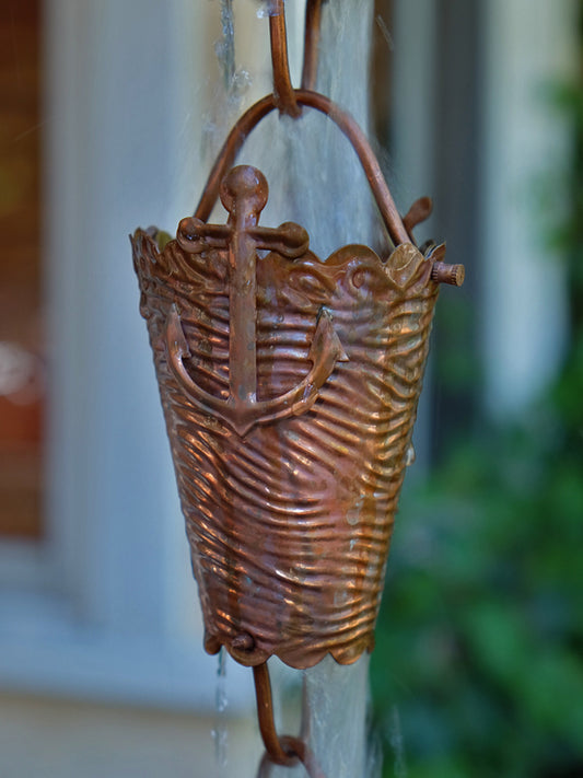 Nautical Cups #2994 Pure Unfinished Copper