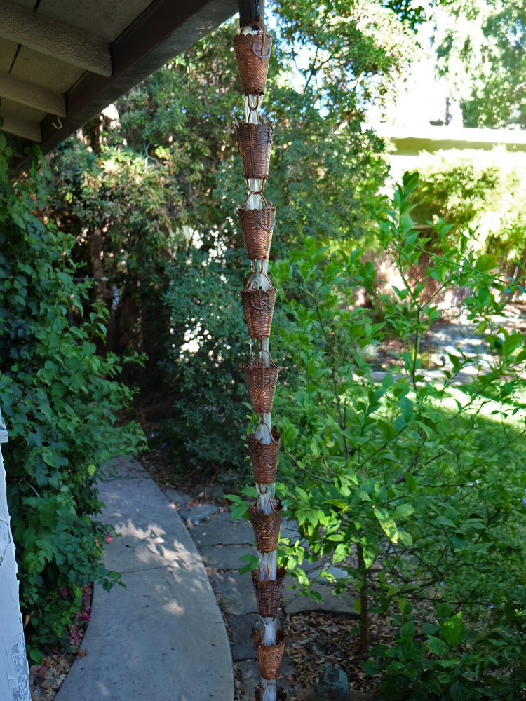 Nautical Cups #2994 Pure Unfinished Copper