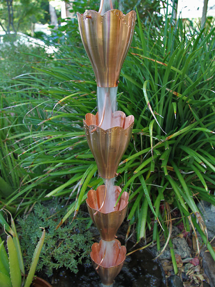 XL Scallop Cups Unfinished Copper Cup 3104-COP