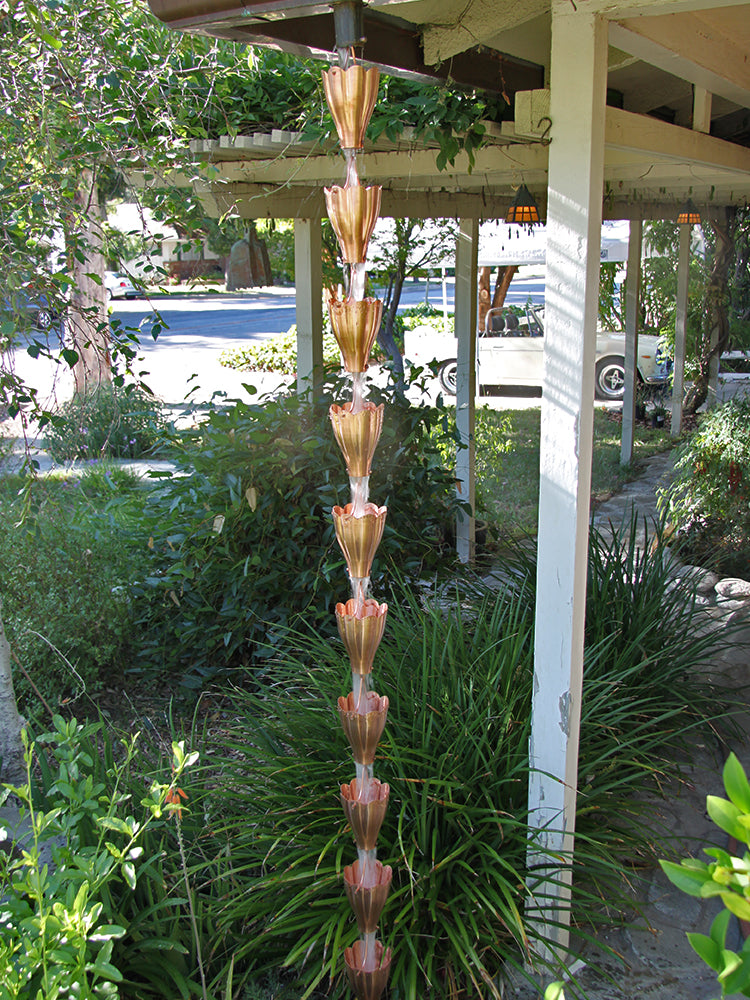 XL Scallop Cups Unfinished Copper Cup 3104-COP