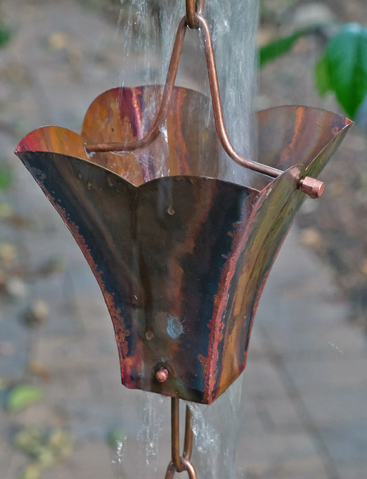 Large Square Cups Pre-Aged Copper 3121-L