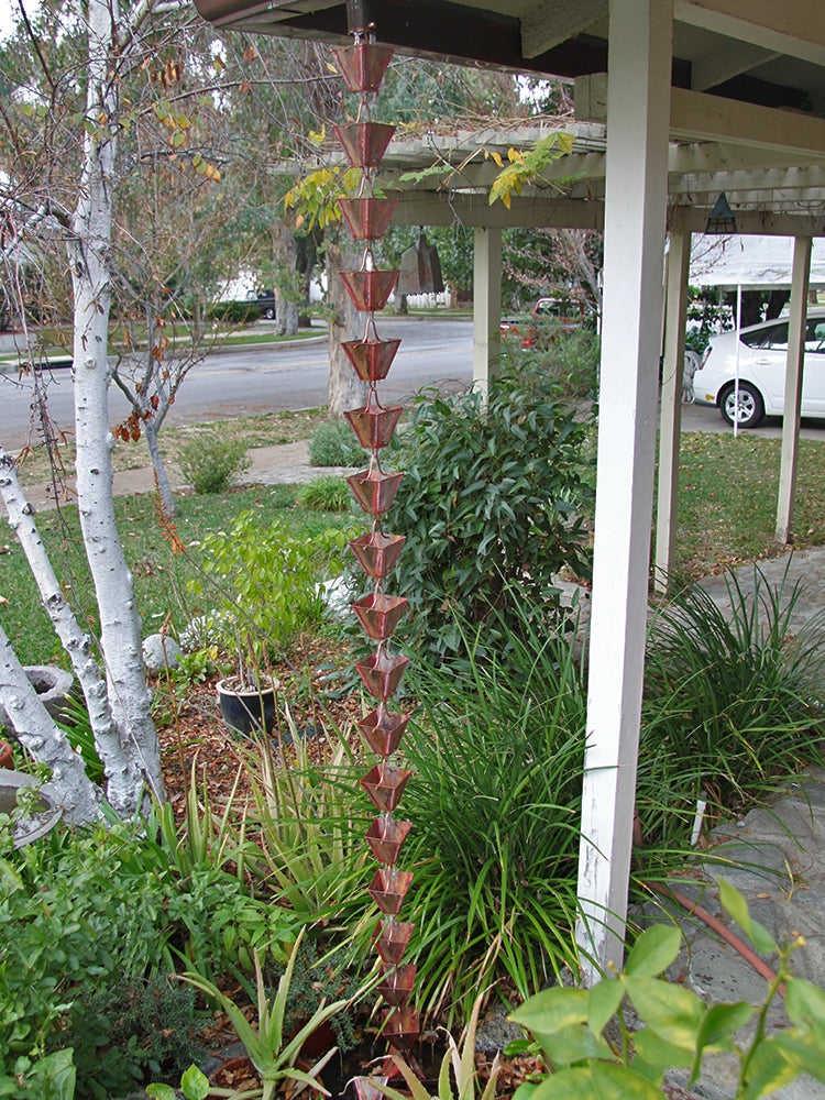 Medium Square Cups pre-aged Copper #3121-M-AGED
