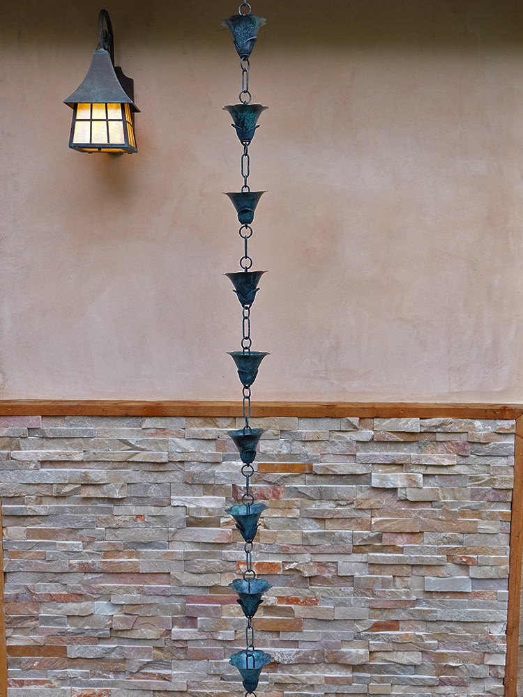 Kanji Cups™ no. 1 Patina Finish Copper & Brass 3126-1-P