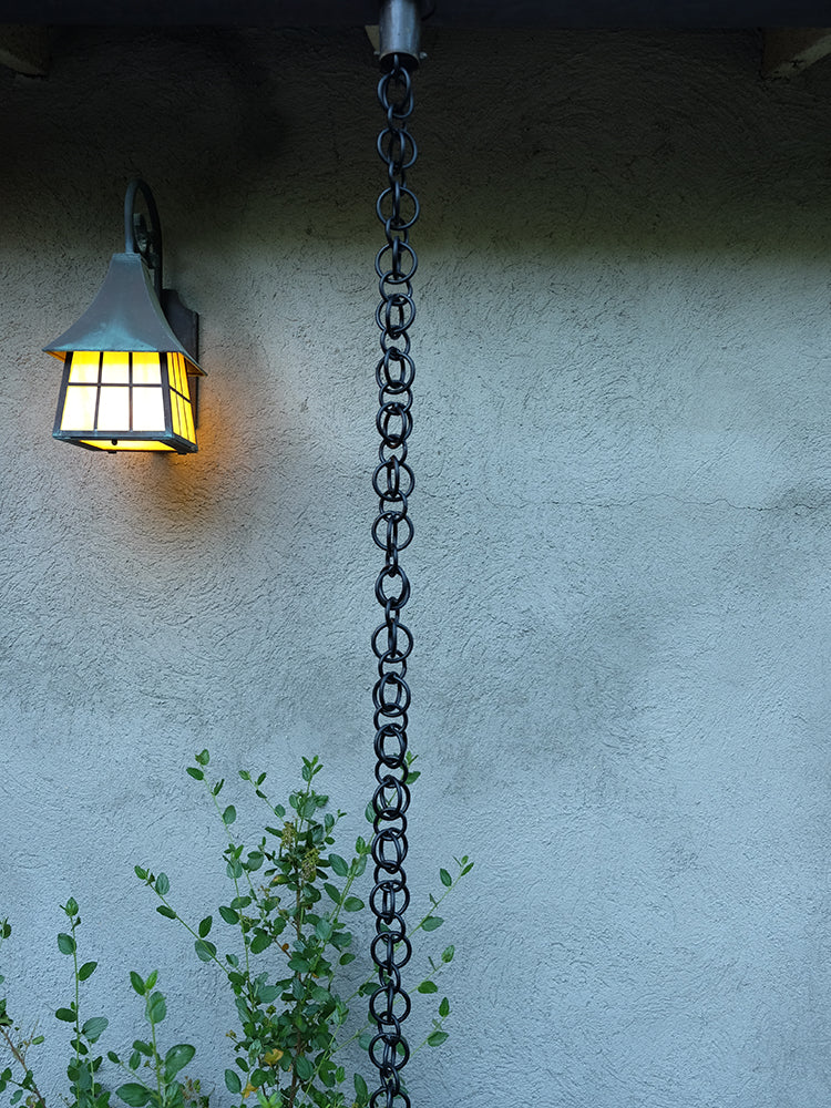 Powder Coated Black Aluminum Double Loops Link Chain 3130-BLK