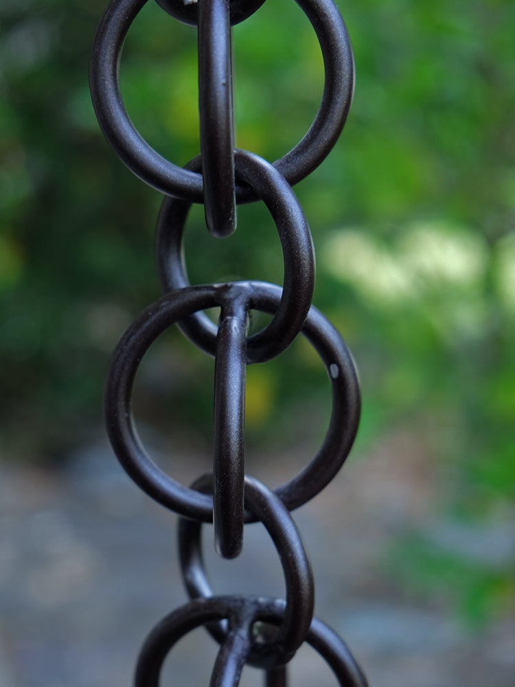 Powder Coated Bronze Aluminum Double Loops Link Chain #3130-BRZ