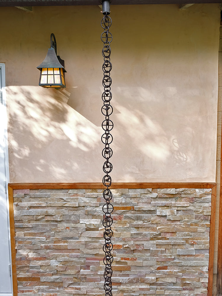 Bird in a Cage™ Link Chain Powder Coated Bronze Aluminum  3130-BIC-BRZ