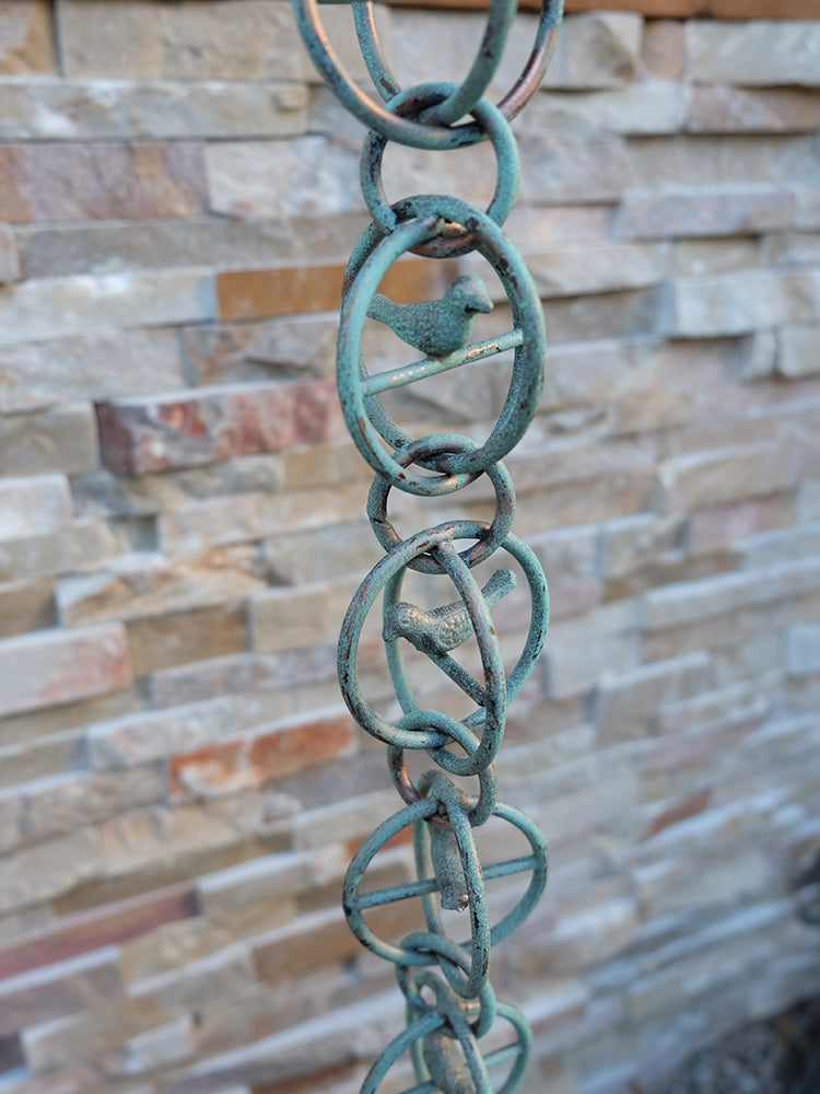 Bird in a Cage™ Copper Plated w/ Patina Finish   #3130-BIC-PAT