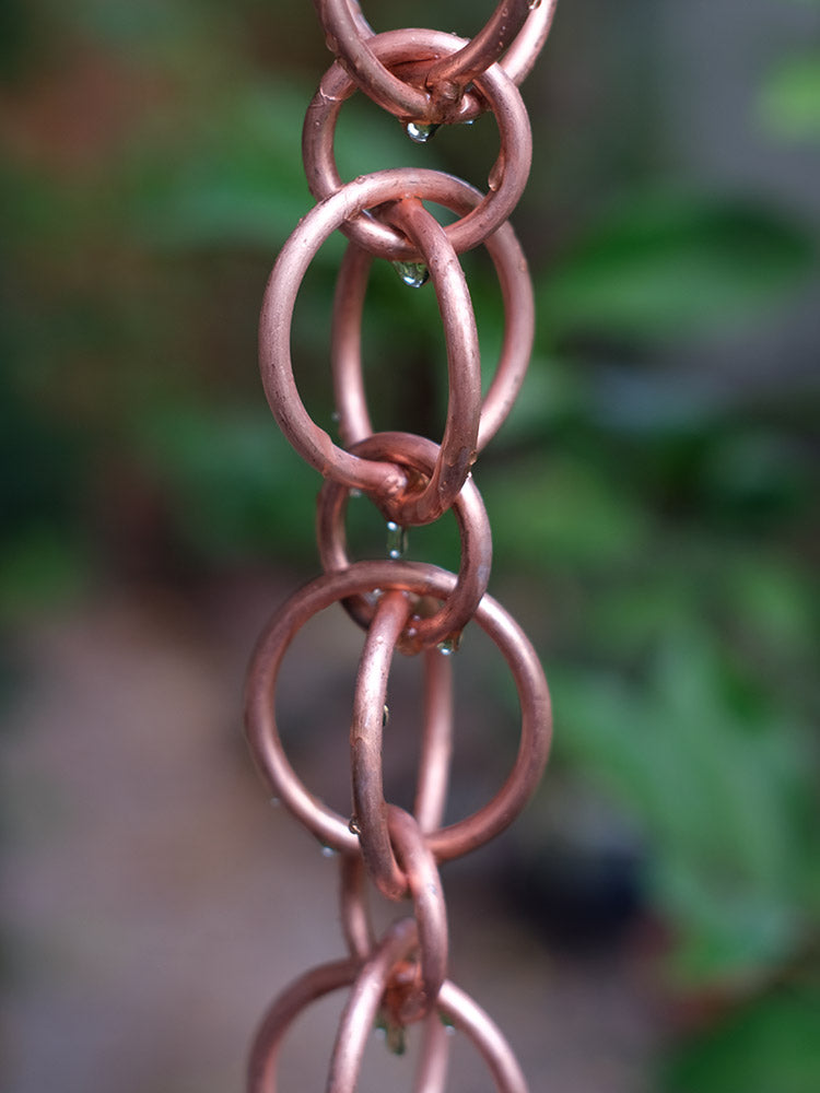 Double Loops Unfinished Copper Link Chain #3130-COP