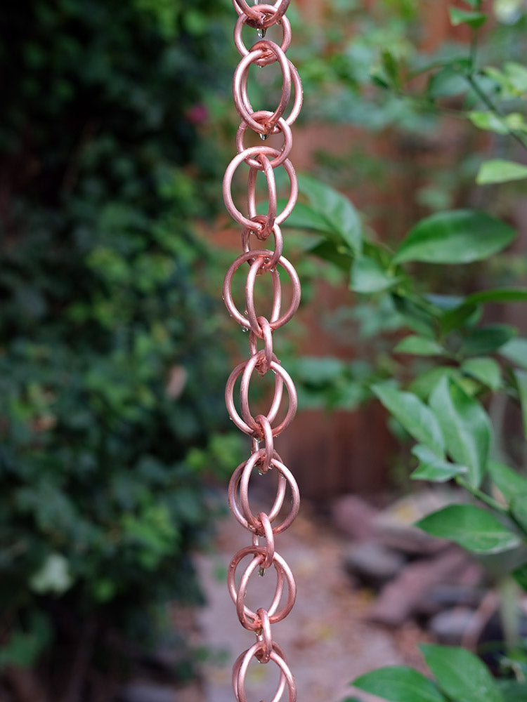 Double Loops Unfinished Copper Link Chain #3130-COP
