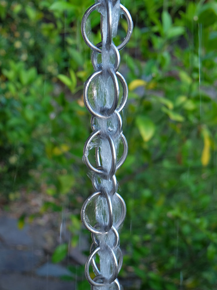 Double Loops Stainless Steel Rain Chain 3130-SS