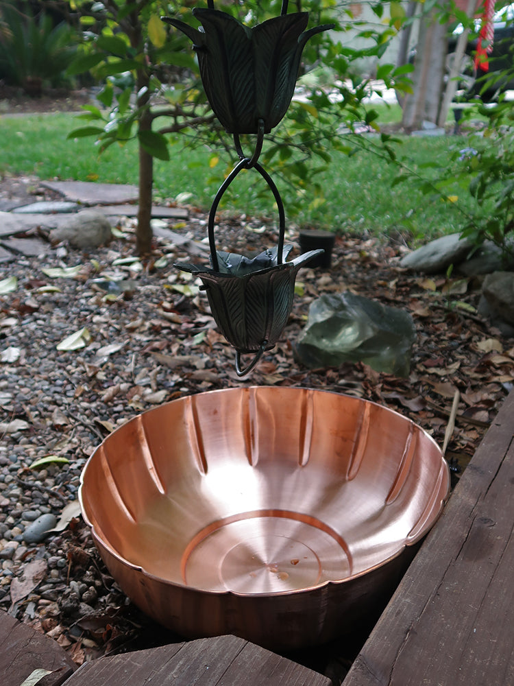 Pure Unfinished Copper Scallop Basin 3148-COP