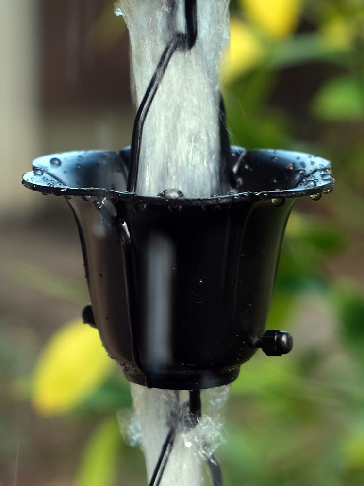 Black Flower Cup 3149-BLK