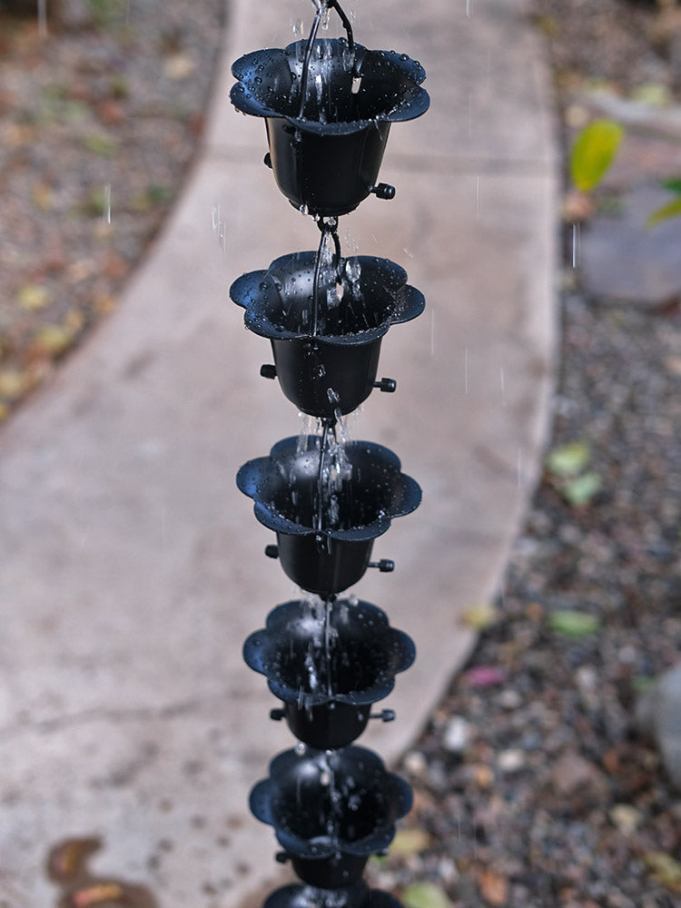 Black Flower Cup 3149-BLK