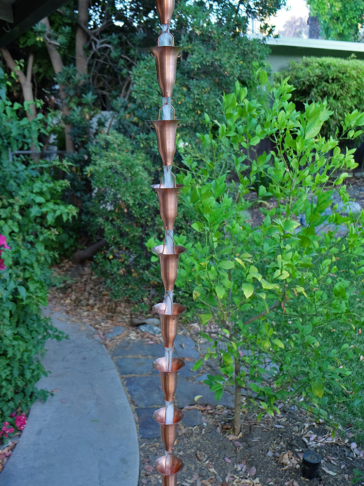 Honeysuckle Unfinished Copper Cups #3172-COP