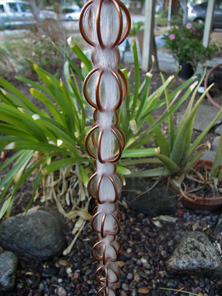 Triple Loops 2.5" Unfinished Copper Link Chain #3183