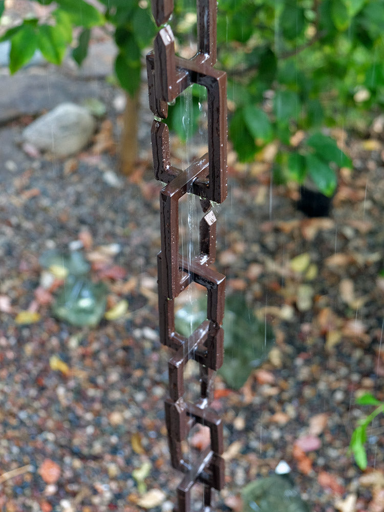 Rectangle Links™ Bronze Cast Link Chain #3198-BRZ