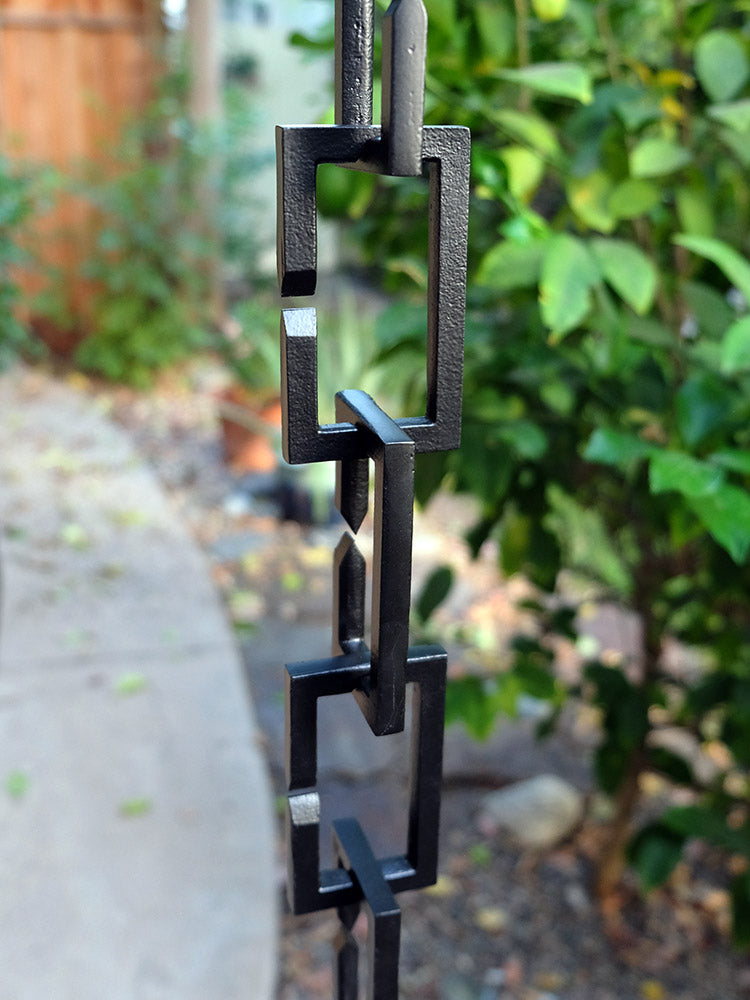 Rectangle Links™ Cast Black Rectangle Chain #3198-BLK