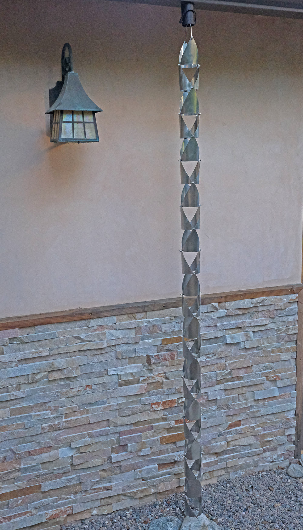 4542-RND-SS Origami™ II Round Stainless Steel Rain Chain