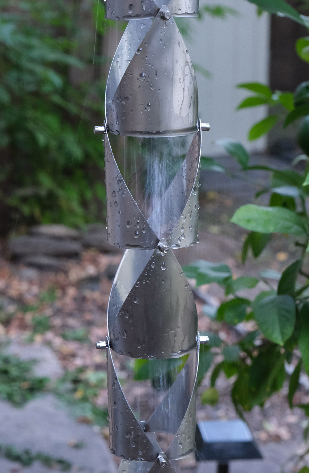 4542-RND-SS Origami™ II Round Stainless Steel Rain Chain