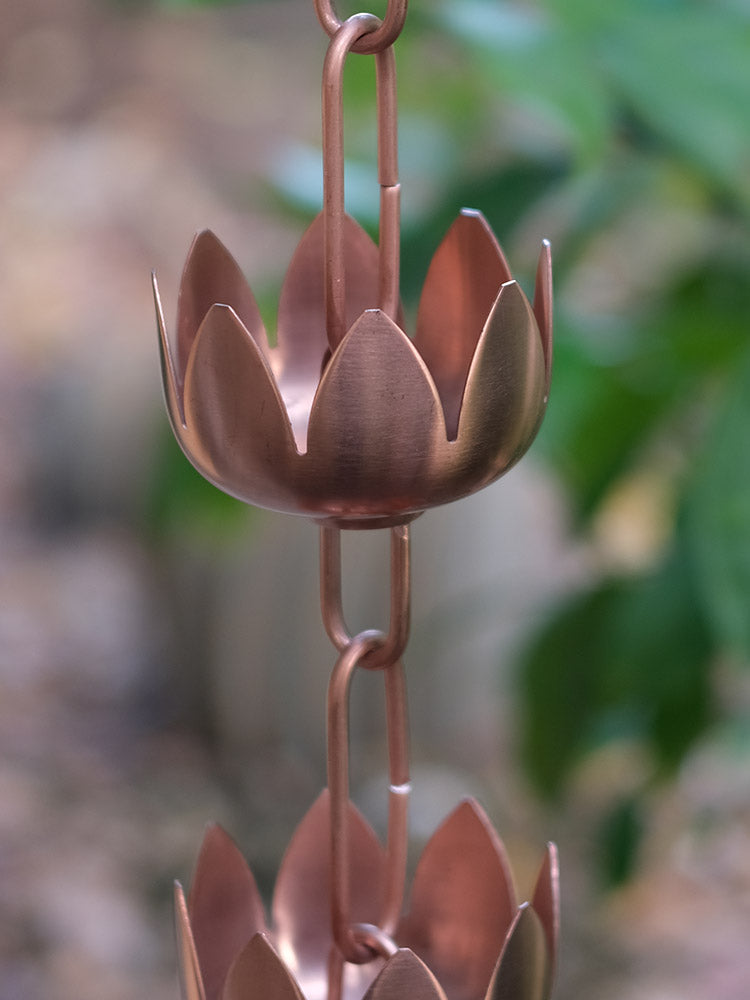 lily cup flower Unfinished Copper Lily Flower Cups 5225