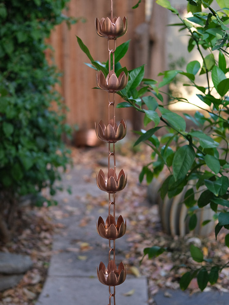 Lily Flower Cups 5225 Unfinished Pure Copper Plated