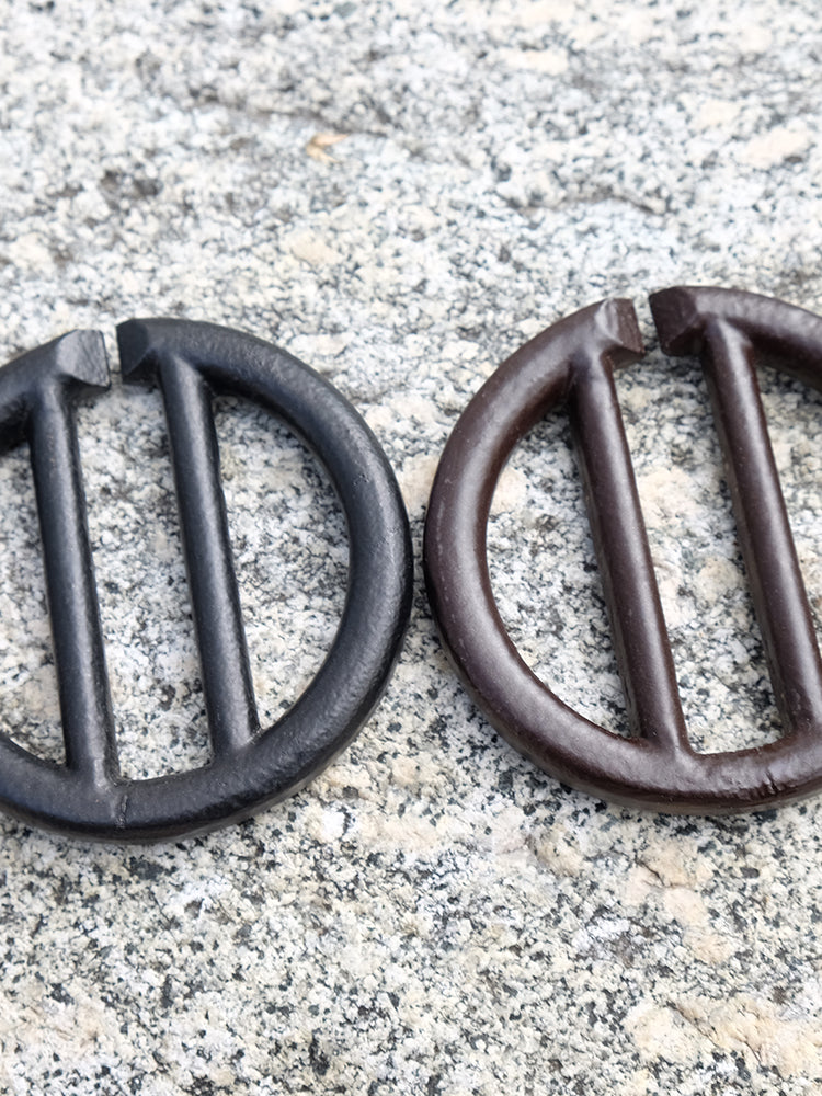 Cast Zen Loops Thick Powder Coated Black Aluminum Link Chains #6886C-BLK