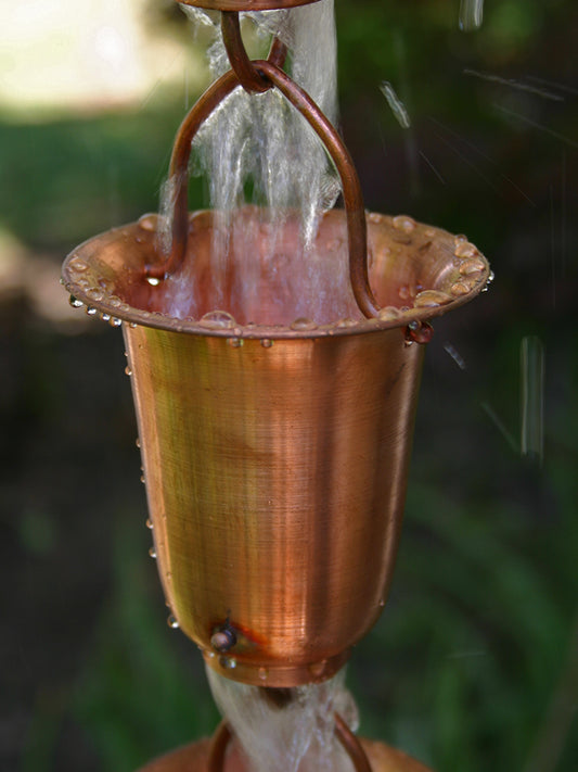 Flared Cups Unfinished Pure Copper #7227