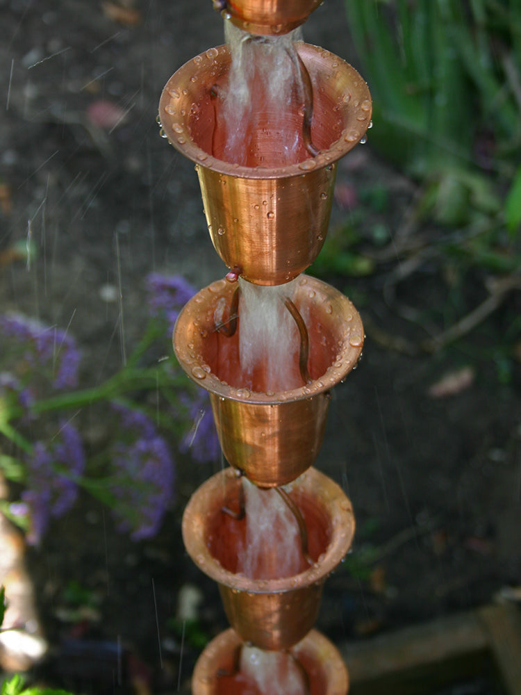 Flared Cups Unfinished Pure Copper #7227