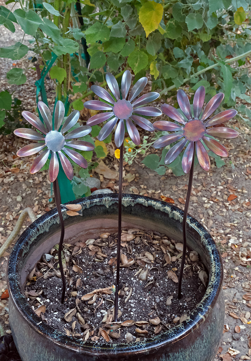GS-006 Wildflower Garden Stakes (set of 3)