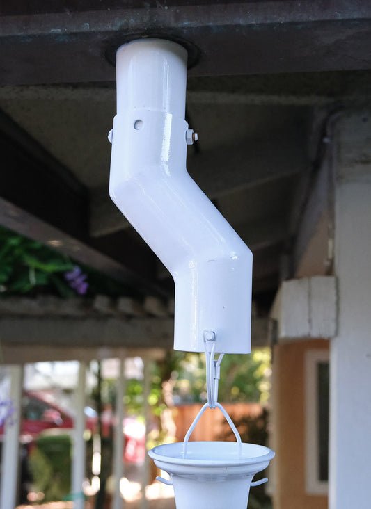 2" Offset Extension #RCR-EXT-OS-WHT Pure Thick Aluminum Powder Coated White