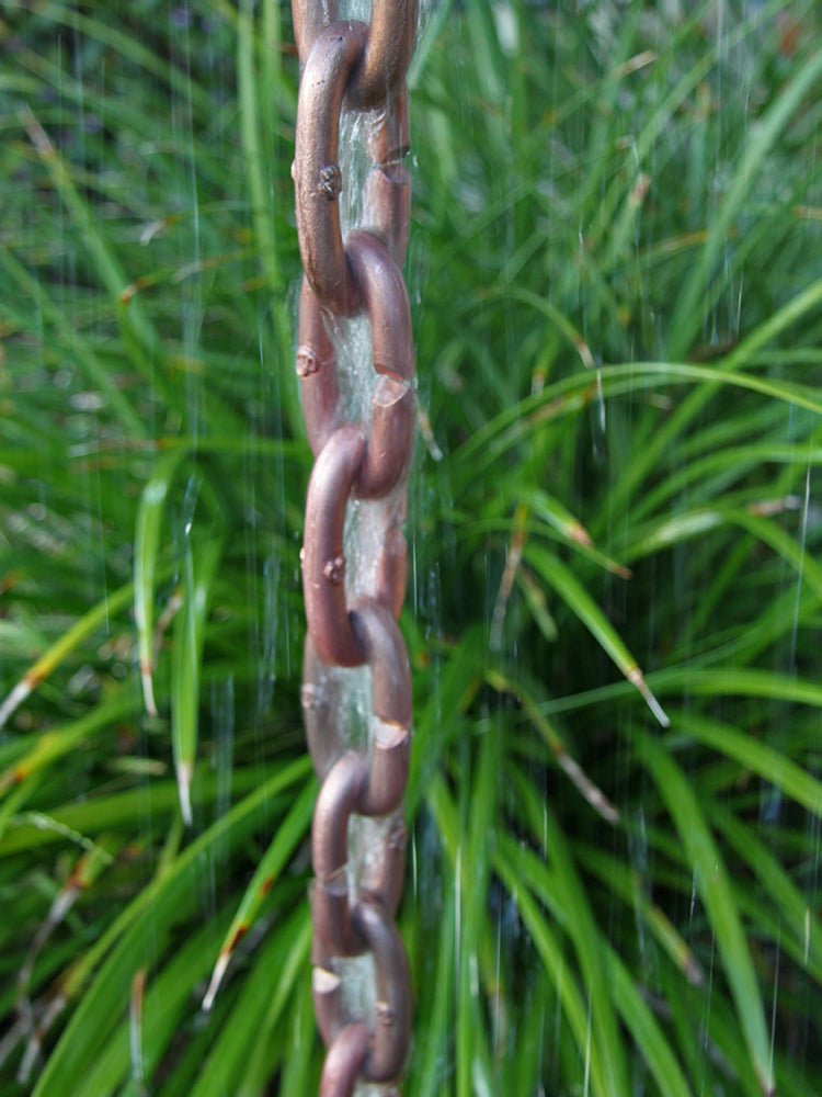 Copper Plated Brass Link Chain #CL01-COP