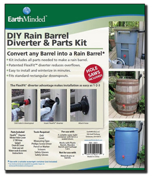 Rain Barrel Diverter & Parts Kit