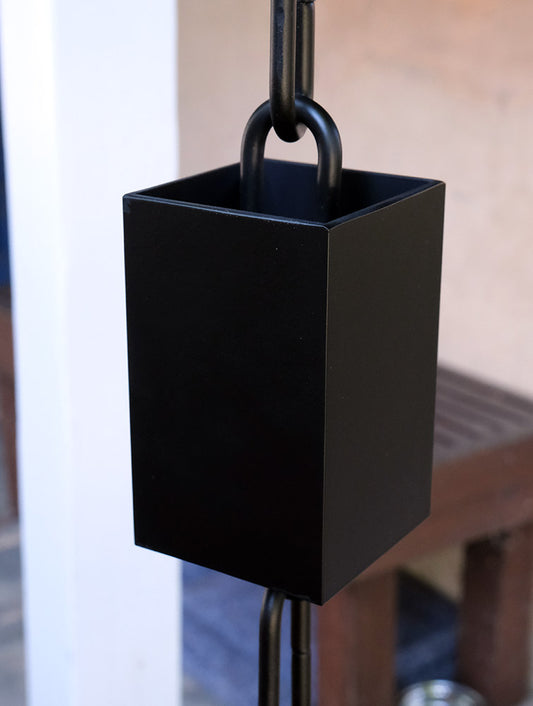 Kenchiku Cups Powder Coated Black Aluminum KA286-SQ-BLK