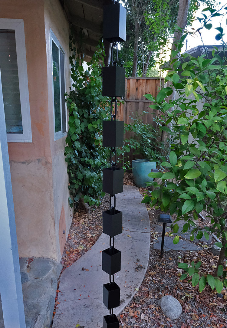 Kenchiku Cups Powder Coated Black Aluminum KA286-SQ-BLK