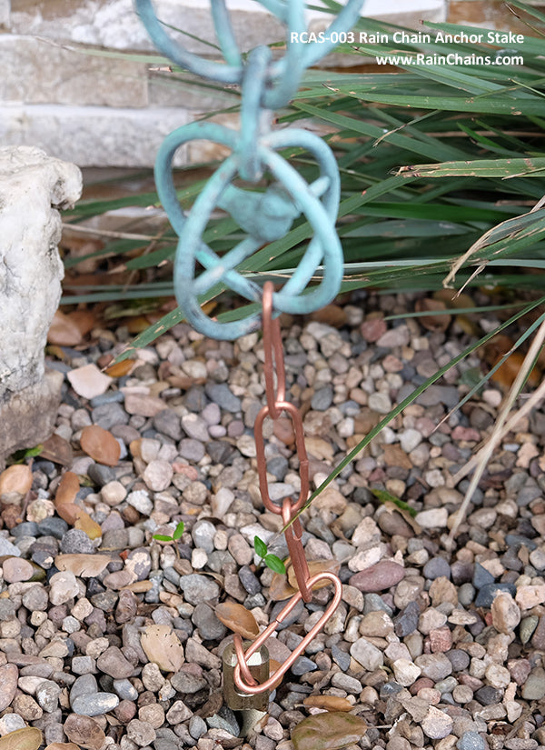 Rain Chain Anchor Stake #RCAS-003
