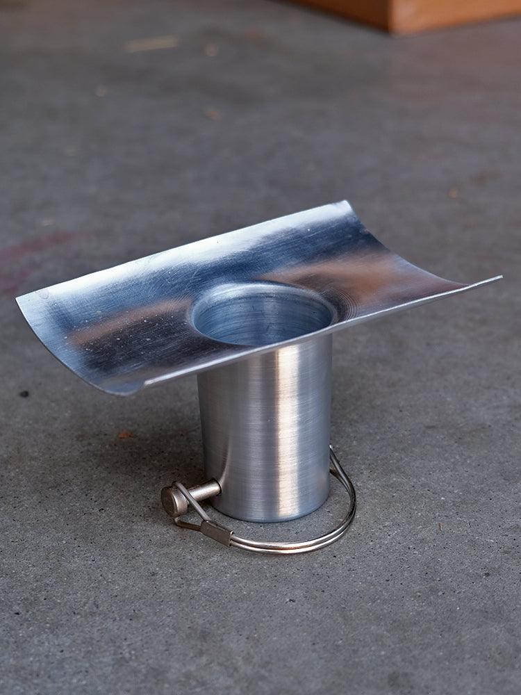 Half Round Aluminum Rain Chain Installation Kit #RCR-HR-AL