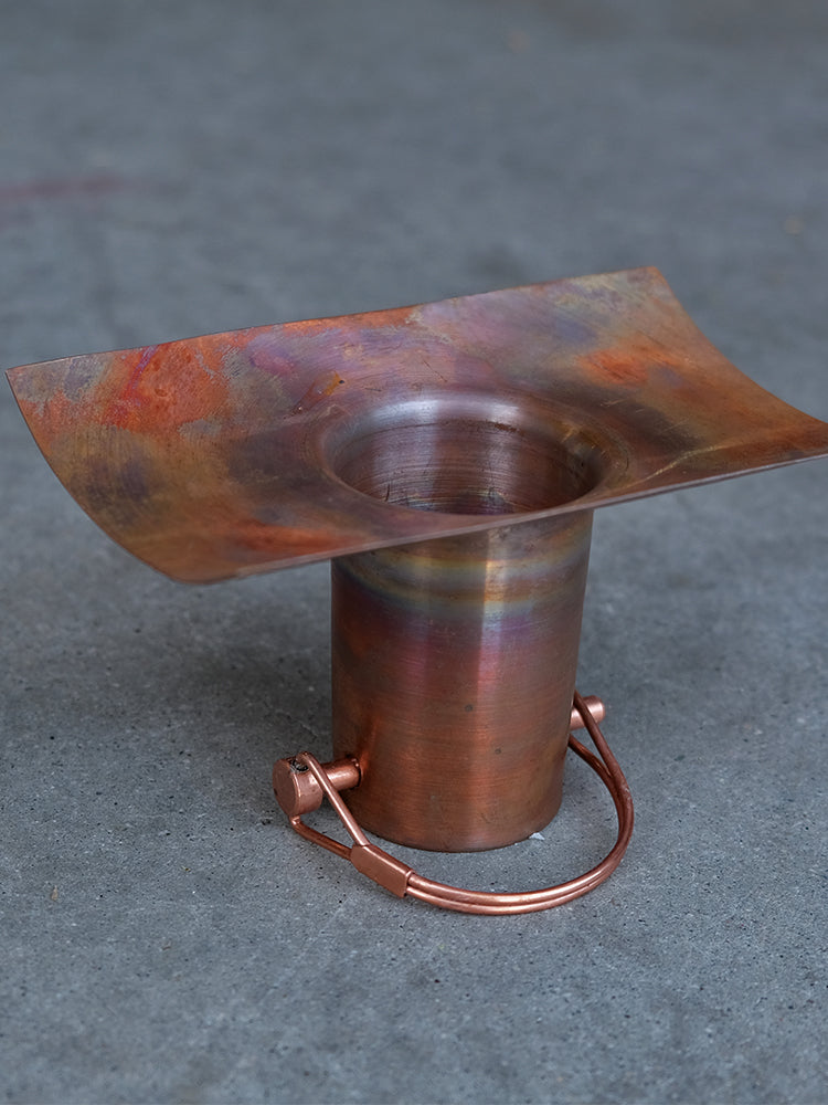 Half Round Copper Rain Chain Installation Kit #RCR-HR-COP