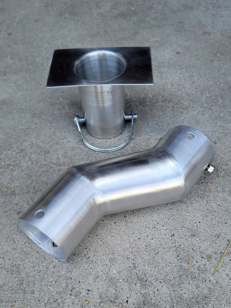 2" Offset Extension #RCR-EXT-OS-AL Pure Thick Aluminum Unfinished