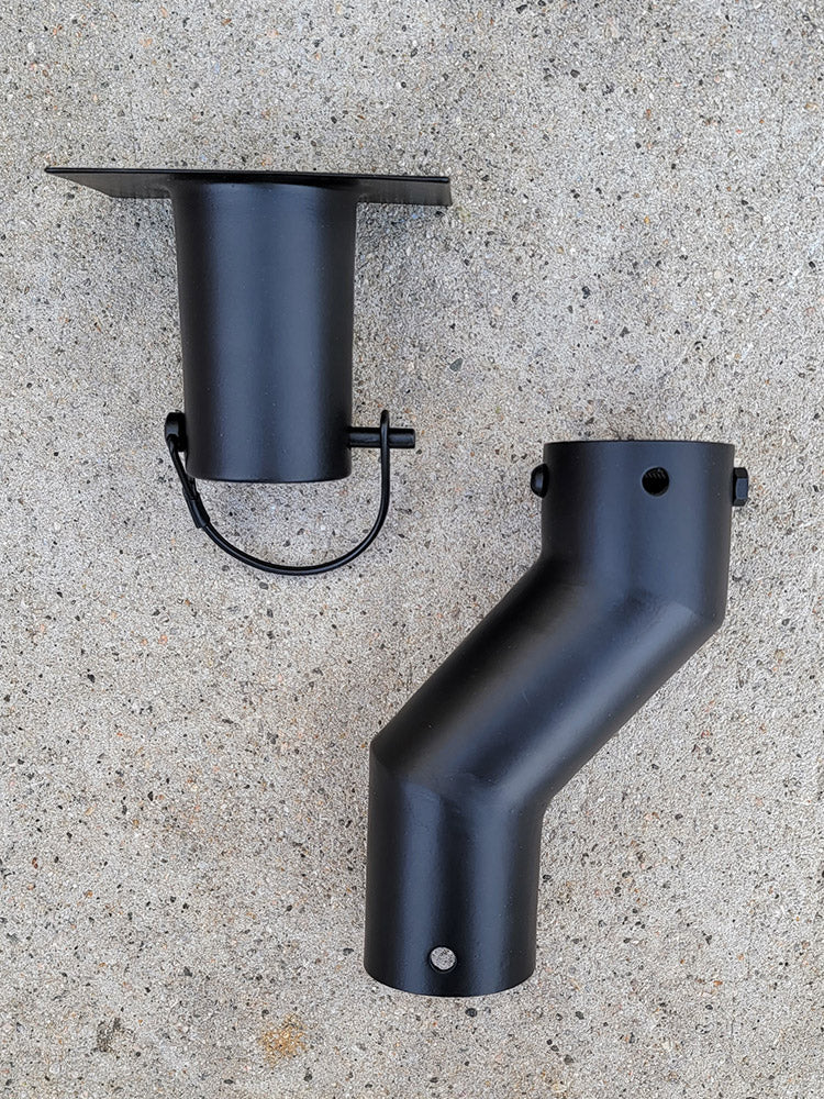 Installation Kit 2" Offset #RCR-EXT-OS-BLK Pure Thick Aluminum Powder Coated Black