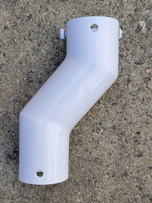 Offset Extension #RCR-EXT-OS-WHT Pure Thick Aluminum Powder Coated White