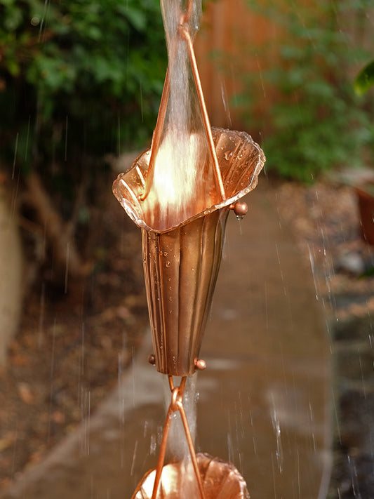 Cala Lily Pure Unfinished Copper Cups S-101