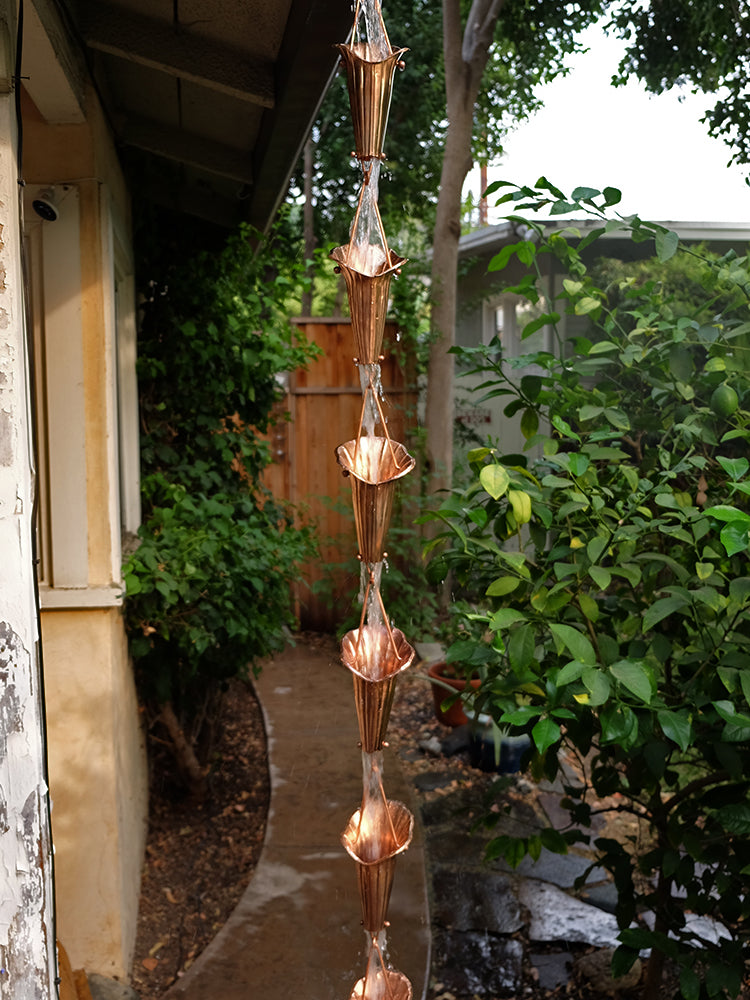 Cala Lily Pure Unfinished Copper Cups S-101