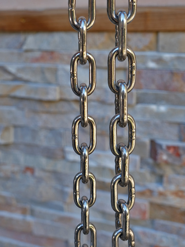 Stainless Steel 1/4" Link Chain #SS-02 Welded and Polished