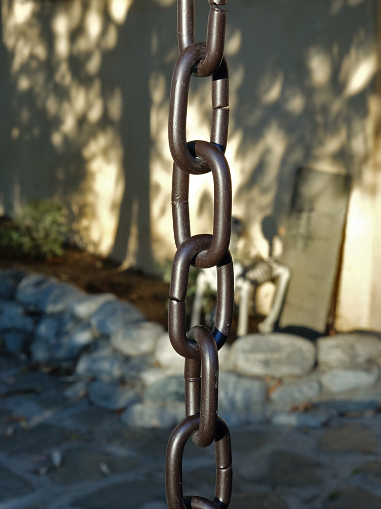 T4-BRZ Aluminum Link Chain Powder Coated Bronze