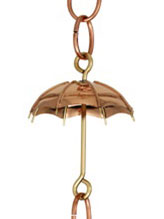 Umbrella Cups Pure Unfinished Copper #4237