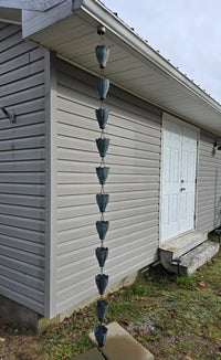 XL Scallop Cups Patina Aluminum 3104-PAT
