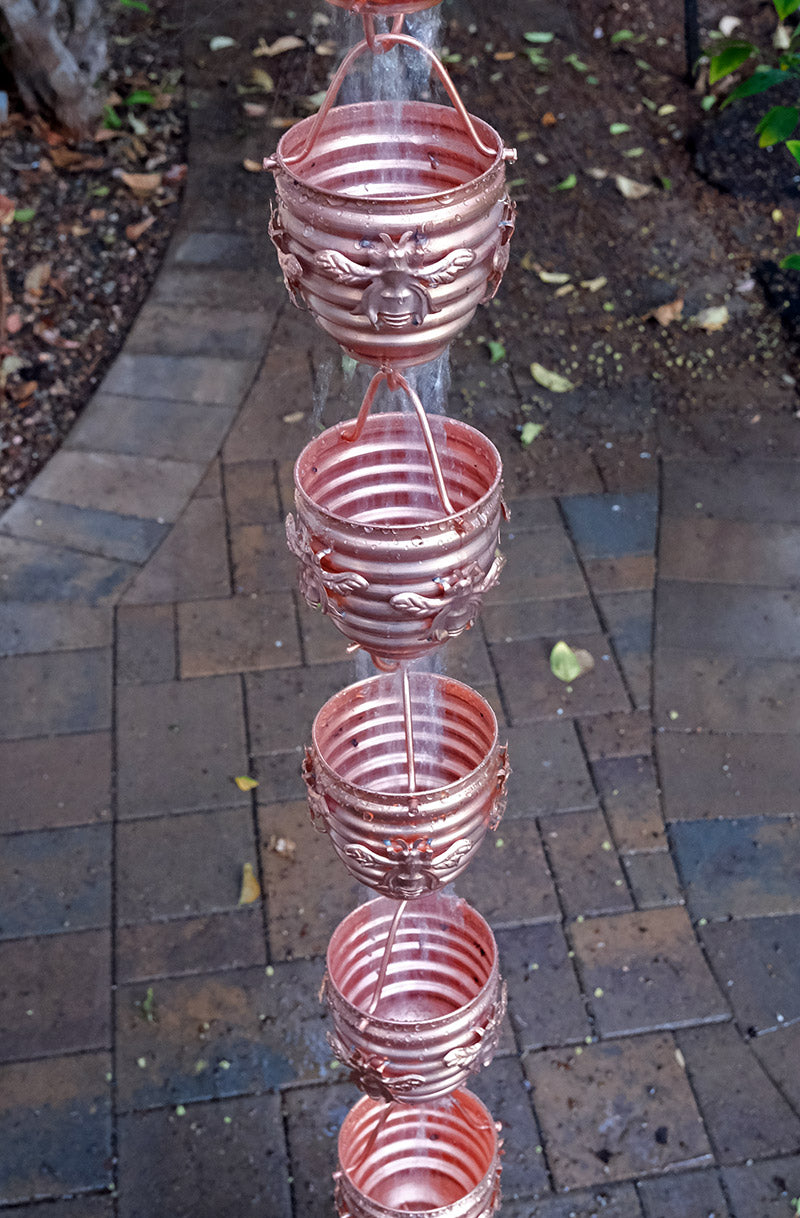Honeybee Cups Pure Unfinished Copper #2980